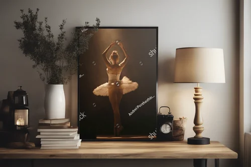 Elegancka baletnica w magicznej aranżacji