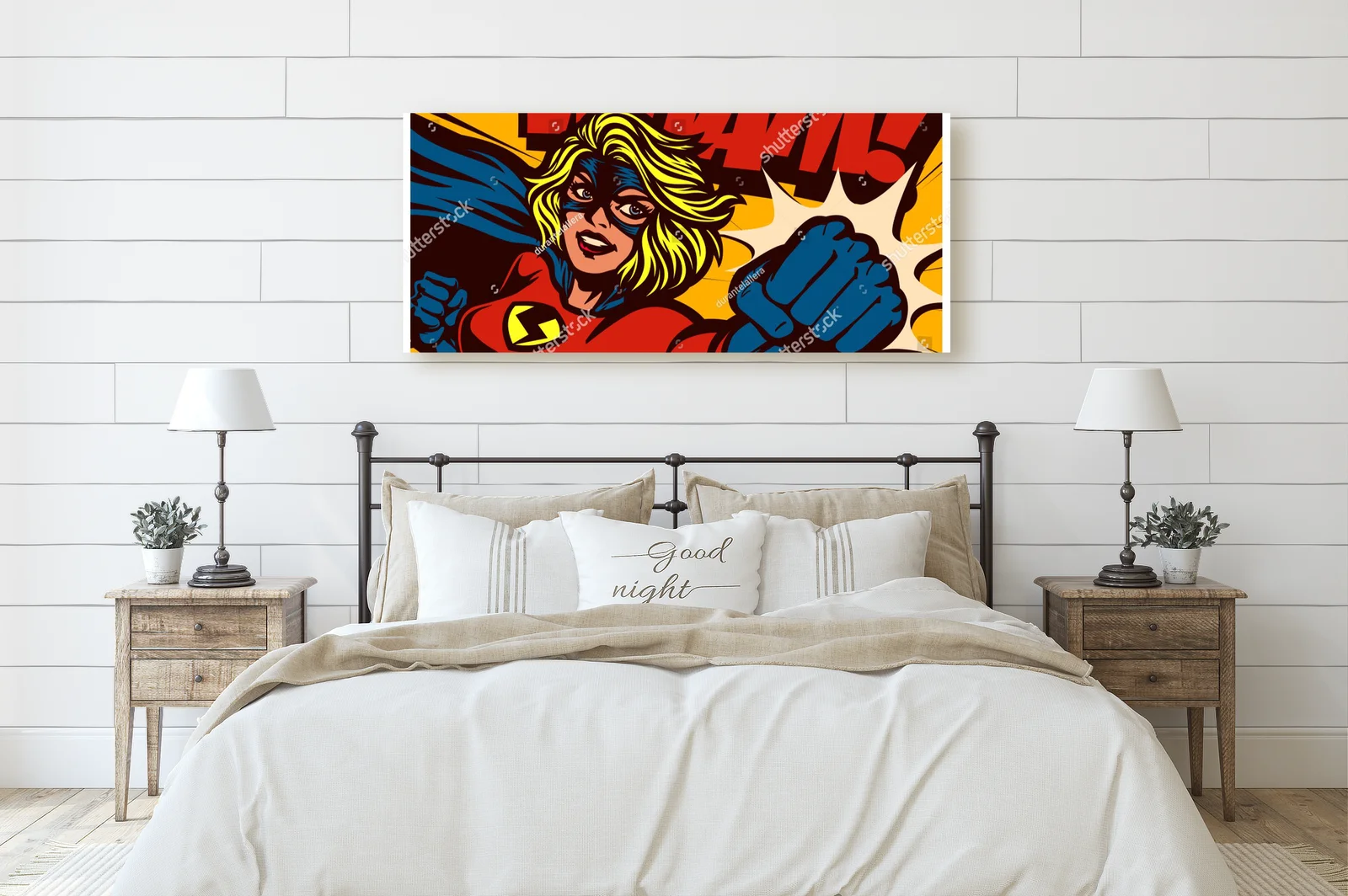 Superbohaterka w akcji – pop artowy styl