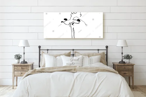 Elegancki taniec baleriny w minimalistycznym stylu