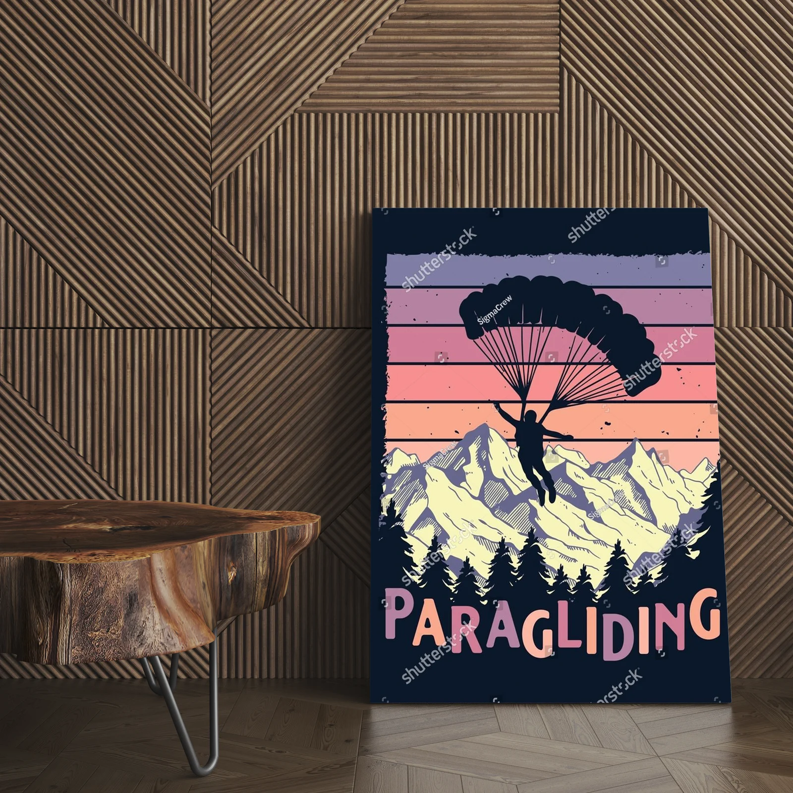 Retro Paragliding: oddech przygody w barwach natury