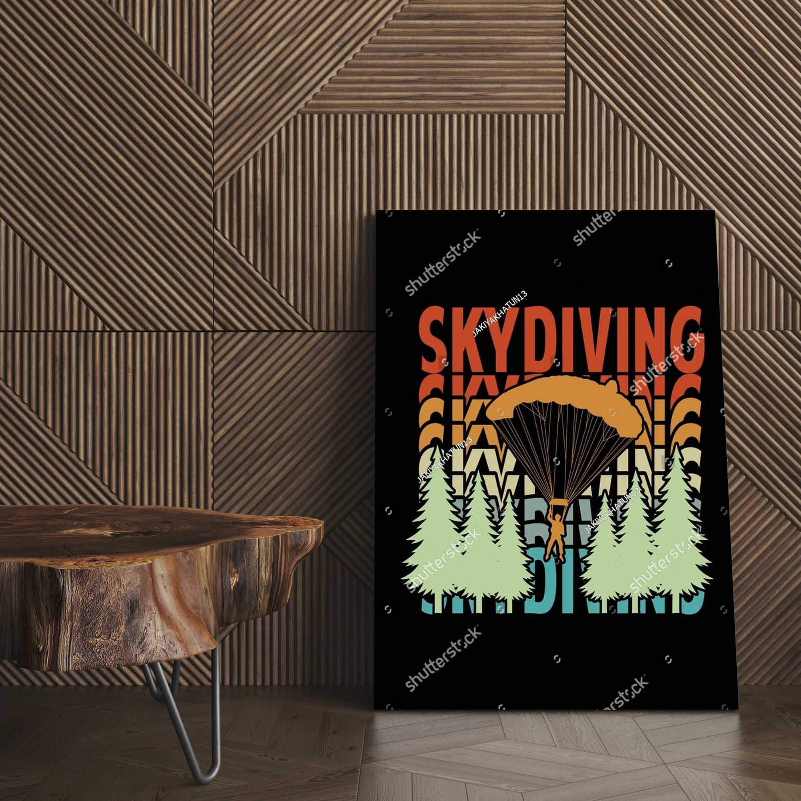 Retro design dla miłośników skydive'u