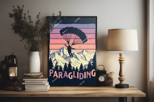 Retro Paragliding: oddech przygody w barwach natury