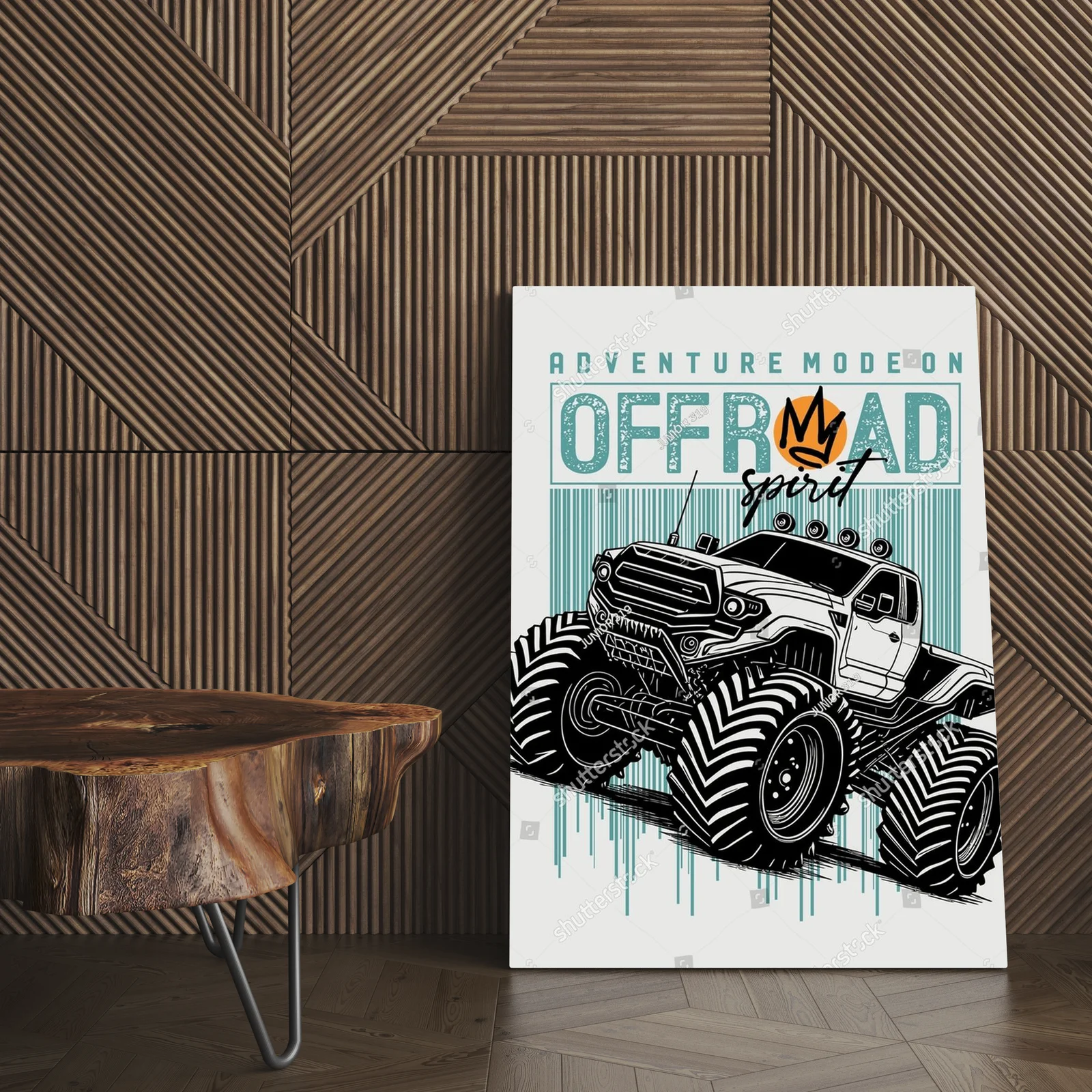 Potężny monster truck na off-roadowe przygody