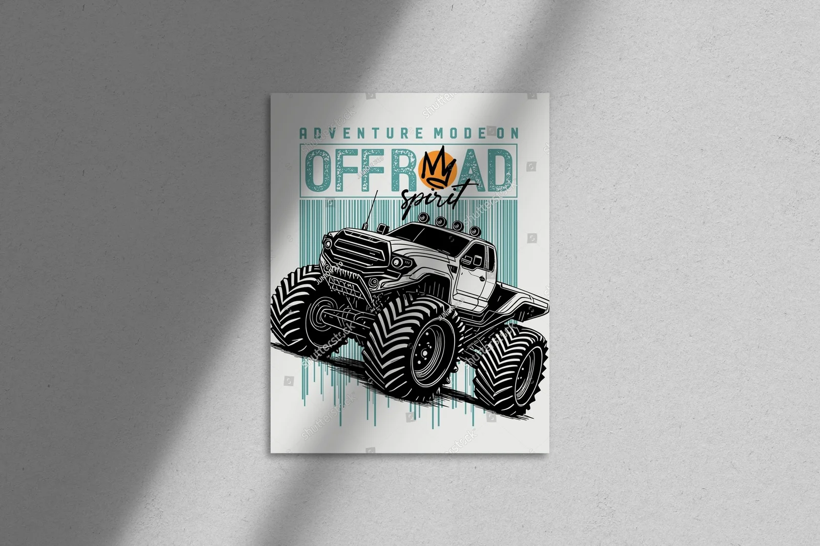 Potężny monster truck na off-roadowe przygody