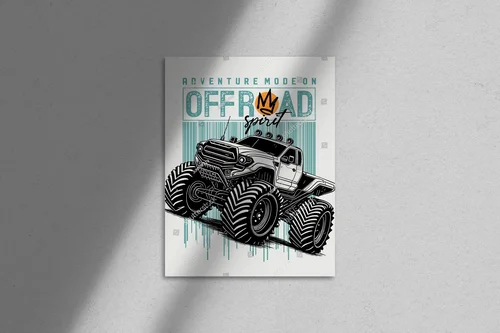 Potężny monster truck na off-roadowe przygody