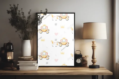 Magię zamku w pastelowych barwach dla dzieci