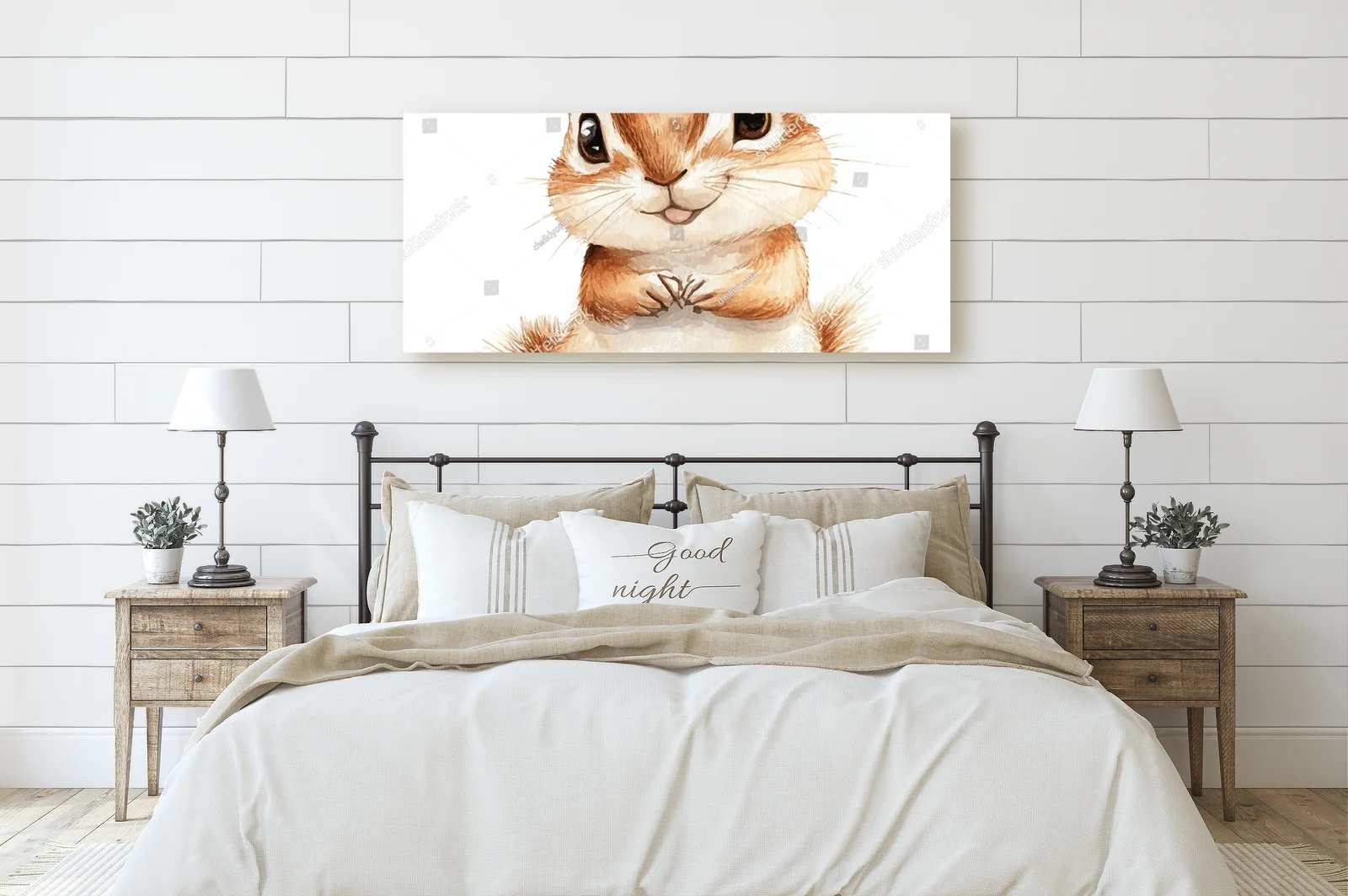 Radosny chipmunk w lekko pastelowej aurze