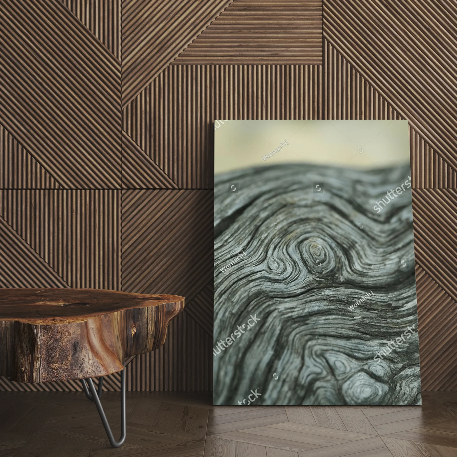 Natura zamknięta w drewnianych spiralach