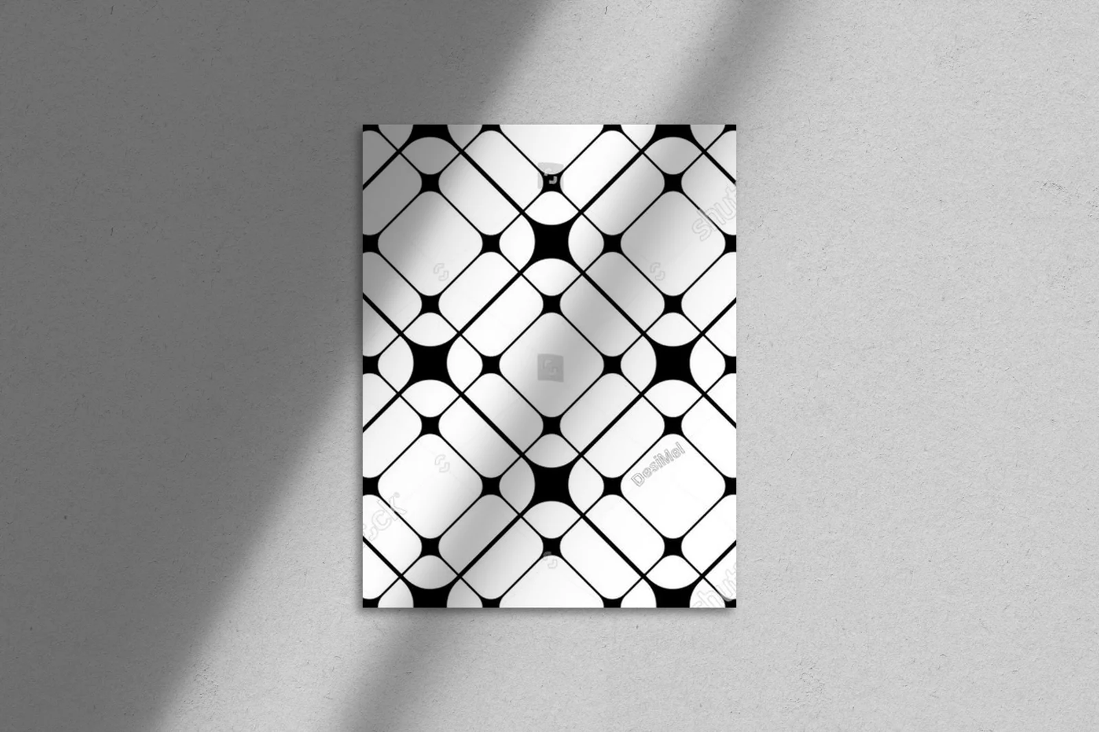 Elegancki abstrakt w czarno-białej harmonii