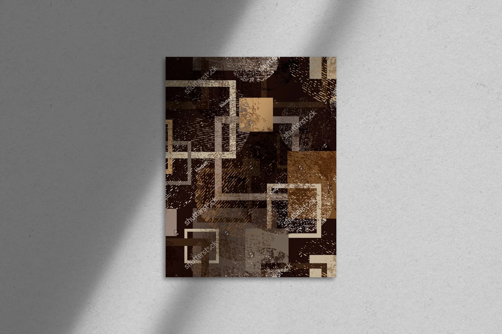 Nowoczesna aranżacja w geometrycznych odcieniach