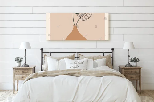 Abstrakcyjne botaniczne kompozycje w boho stylu
