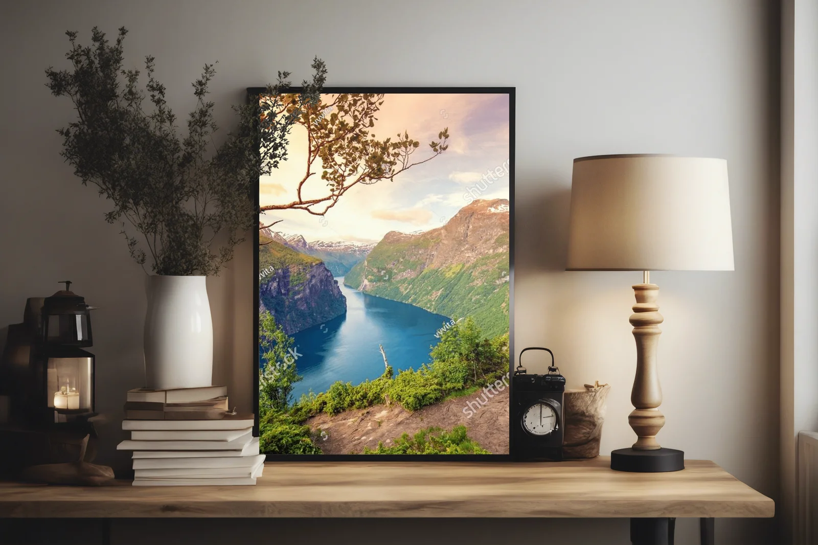 Magiczne widoki Geirangerfjord w pastelowych odcieniach