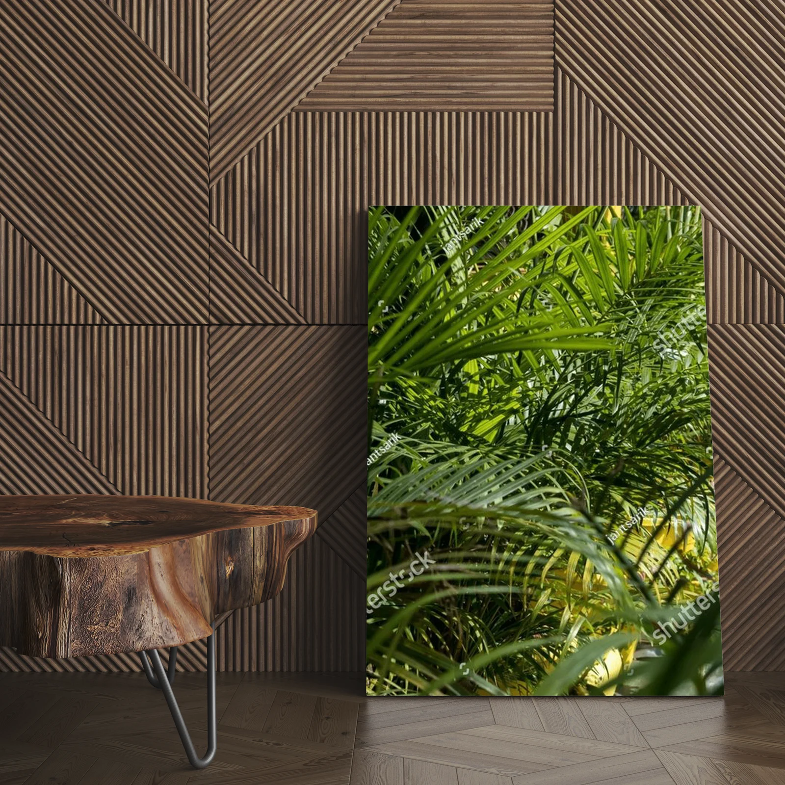 Tropikalna elegancja palm na błękitnym niebie