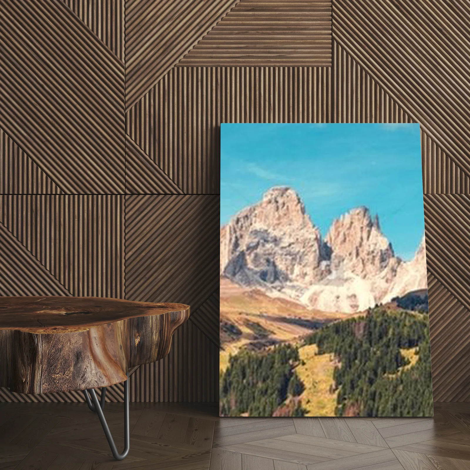 Misterne piękno Dolomitów w niebieskich odcieniach