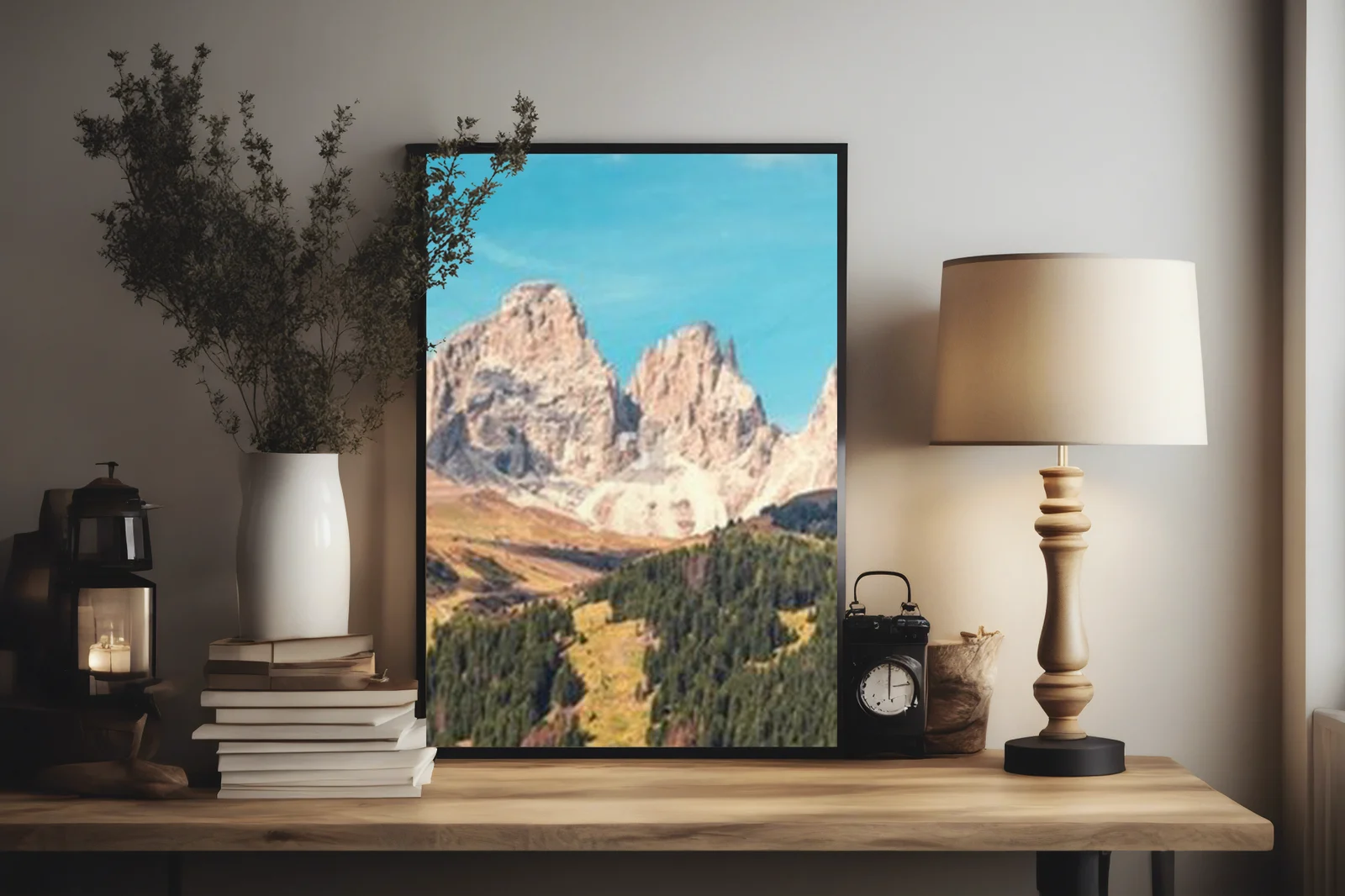 Misterne piękno Dolomitów w niebieskich odcieniach