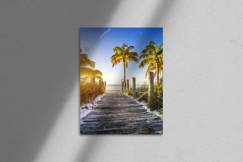 Rajskie plaże Key West w delikatnych odcieniach