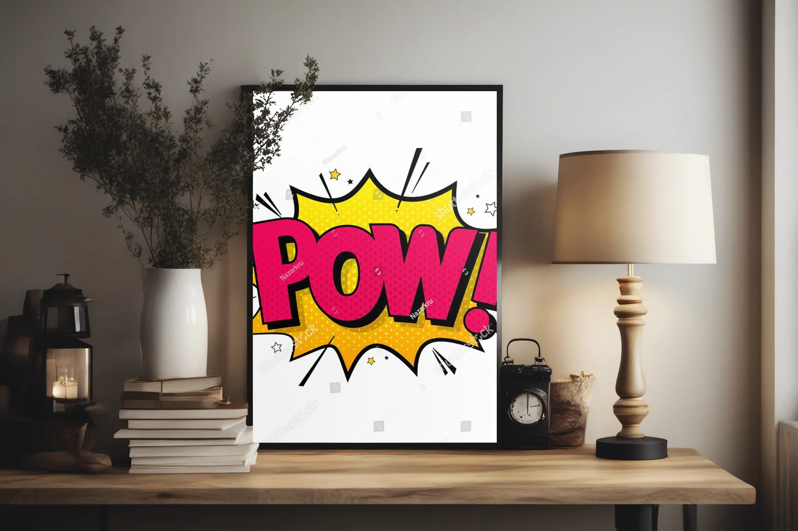 Radosne liternictwo w retro pop-artowym stylu
