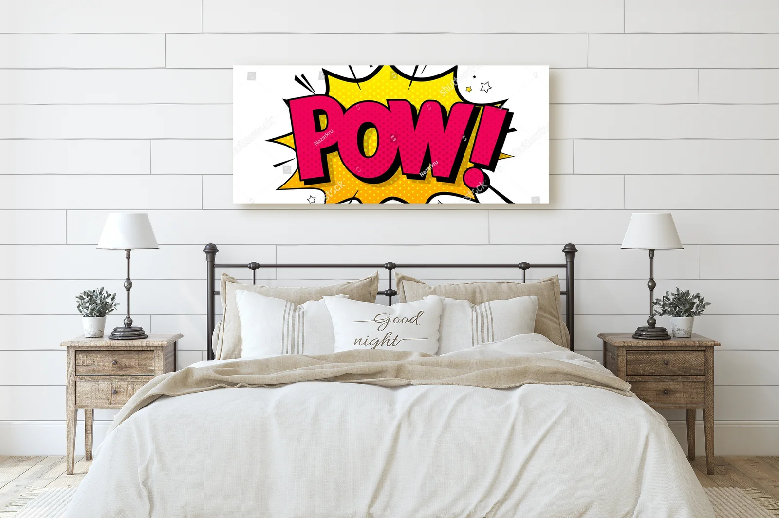 Radosne liternictwo w retro pop-artowym stylu