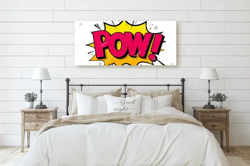 Radosne liternictwo w retro pop-artowym stylu