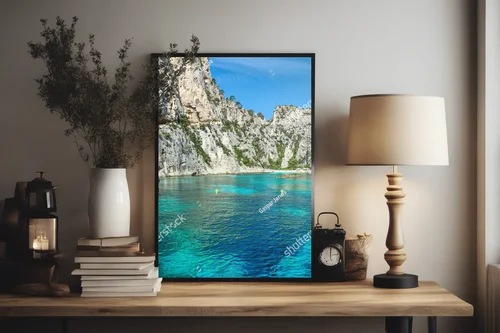 Kolorowe kajaki w bajkowych Calanques