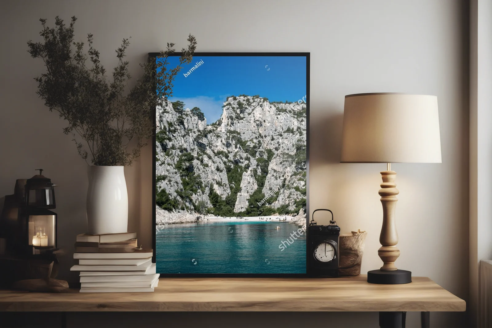 Zachwycający widok na Calanque d'En-vau