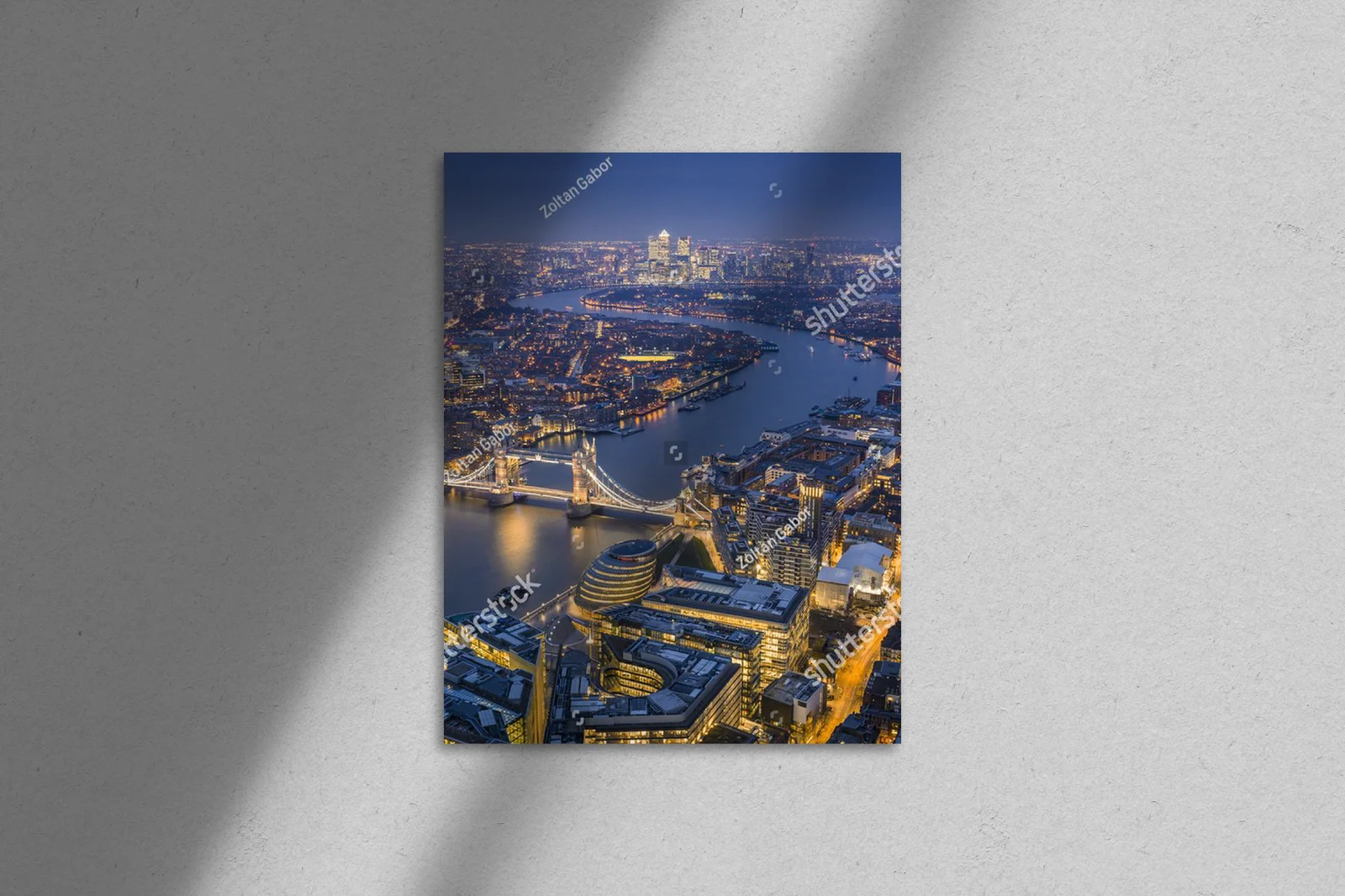 Zachwycająca nocna panorama Londynu