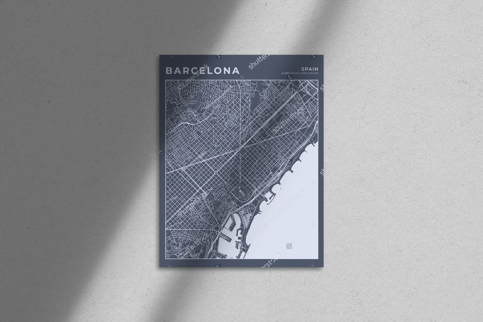 Barcelona w odcieniach szarości – minimalistyczny krajobraz