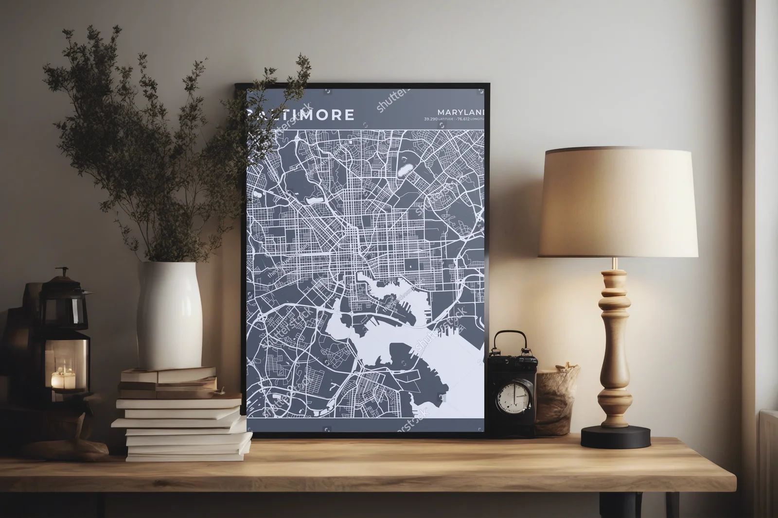 Baltimore w odcieniach szarości – artystyczna kompozycja