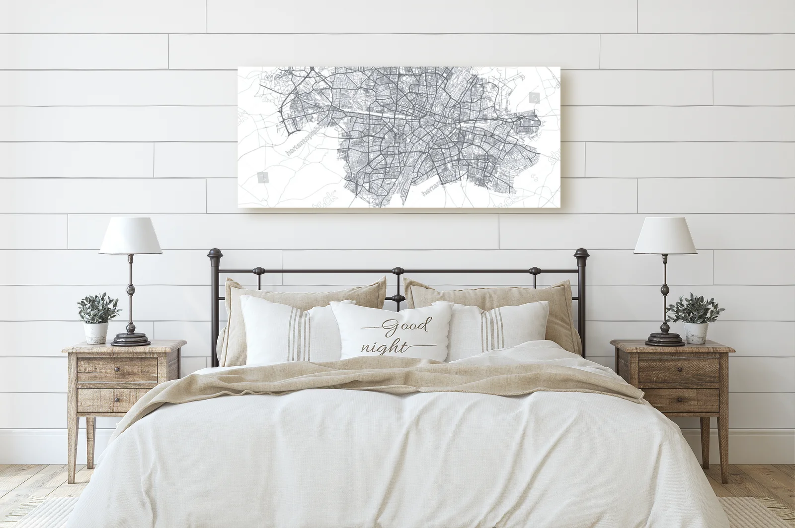 Zachwycająca mapa Monachium w eleganckiej aranżacji