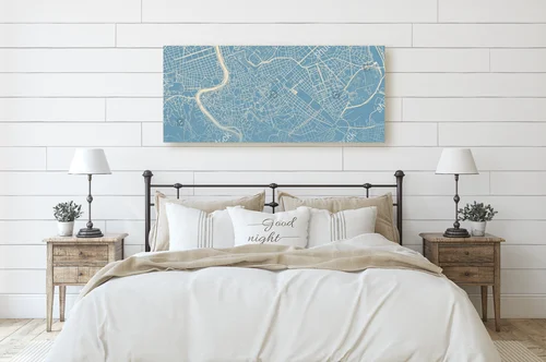 Nostalgiczna mapa Rzymu w pastelowych tonach