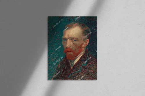 Zmysłowy portret Van Gogha w artystycznych odcieniach