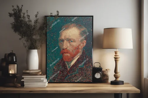 Zmysłowy portret Van Gogha w artystycznych odcieniach