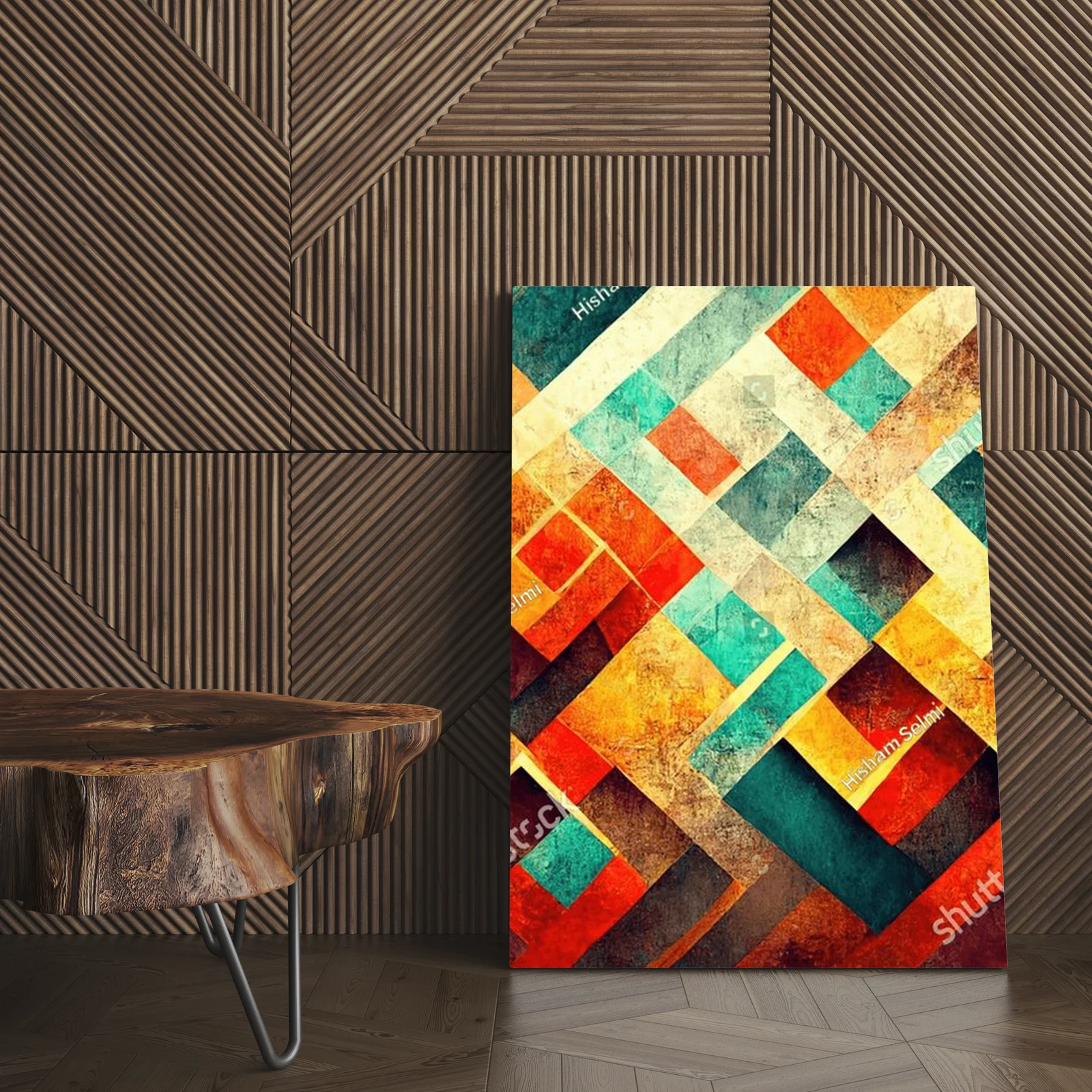 Abstrakcyjna harmonia pastelowych odcieni