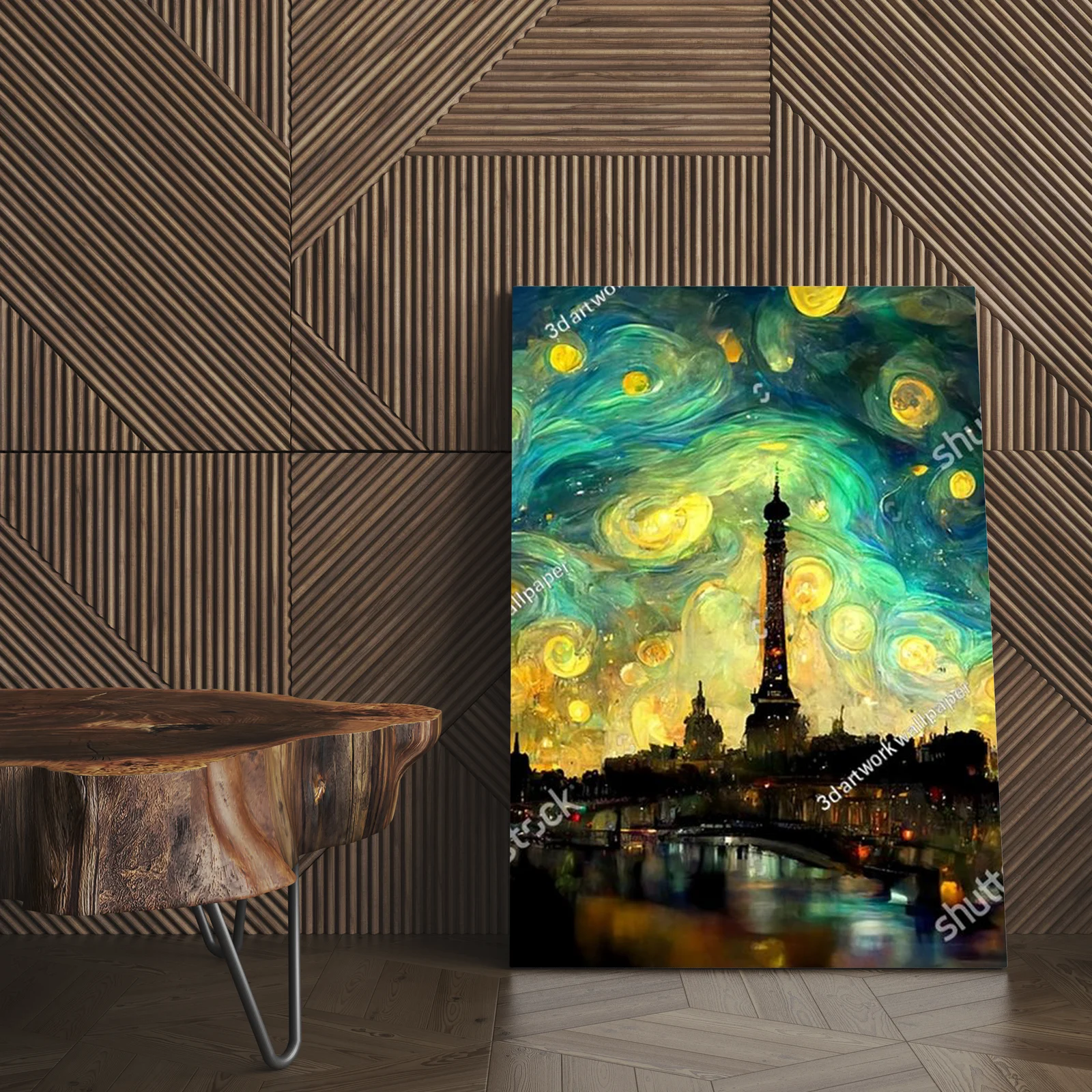 Galaktyczne iluminacje nad Paryżem