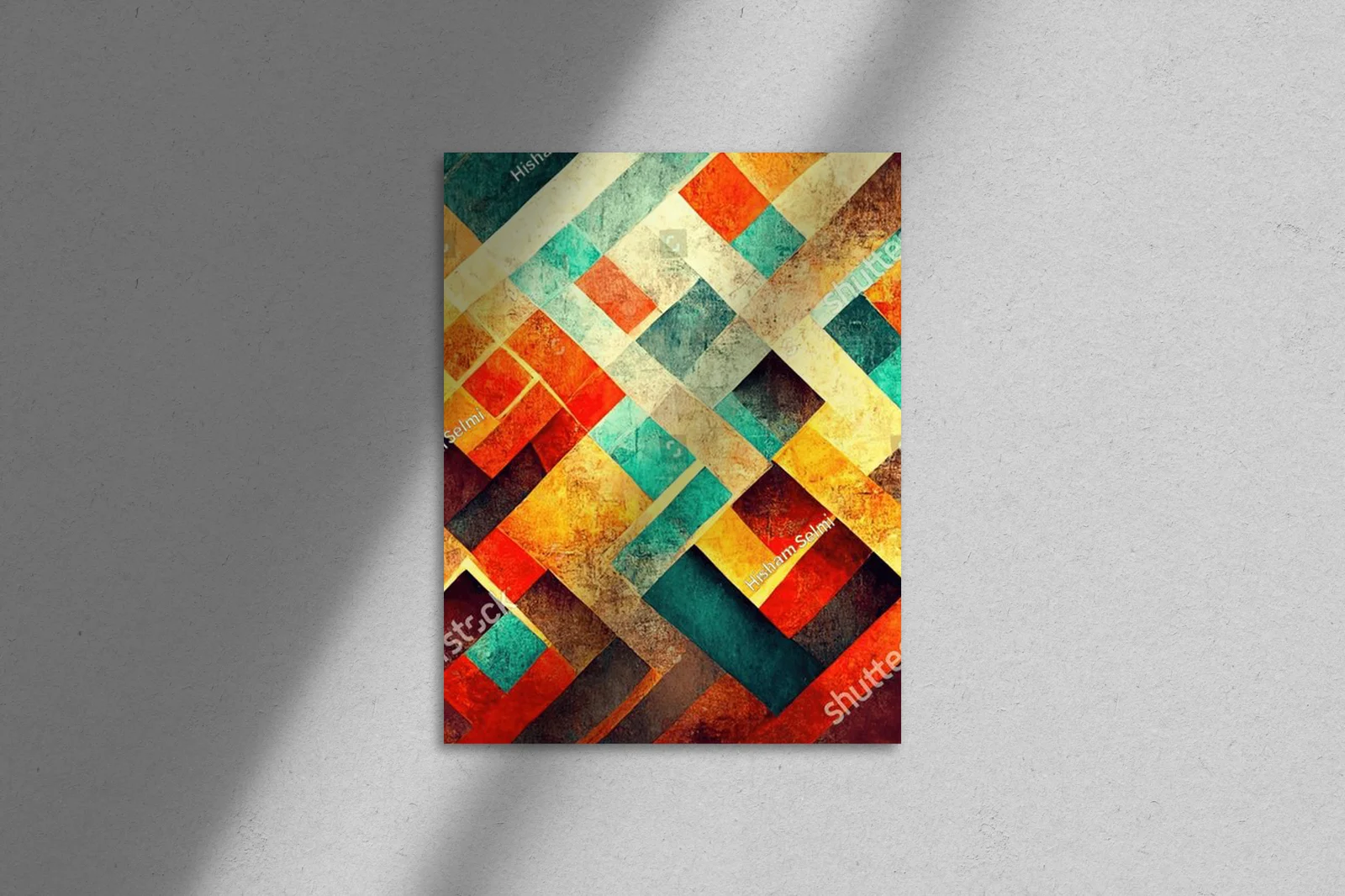 Abstrakcyjna harmonia pastelowych odcieni