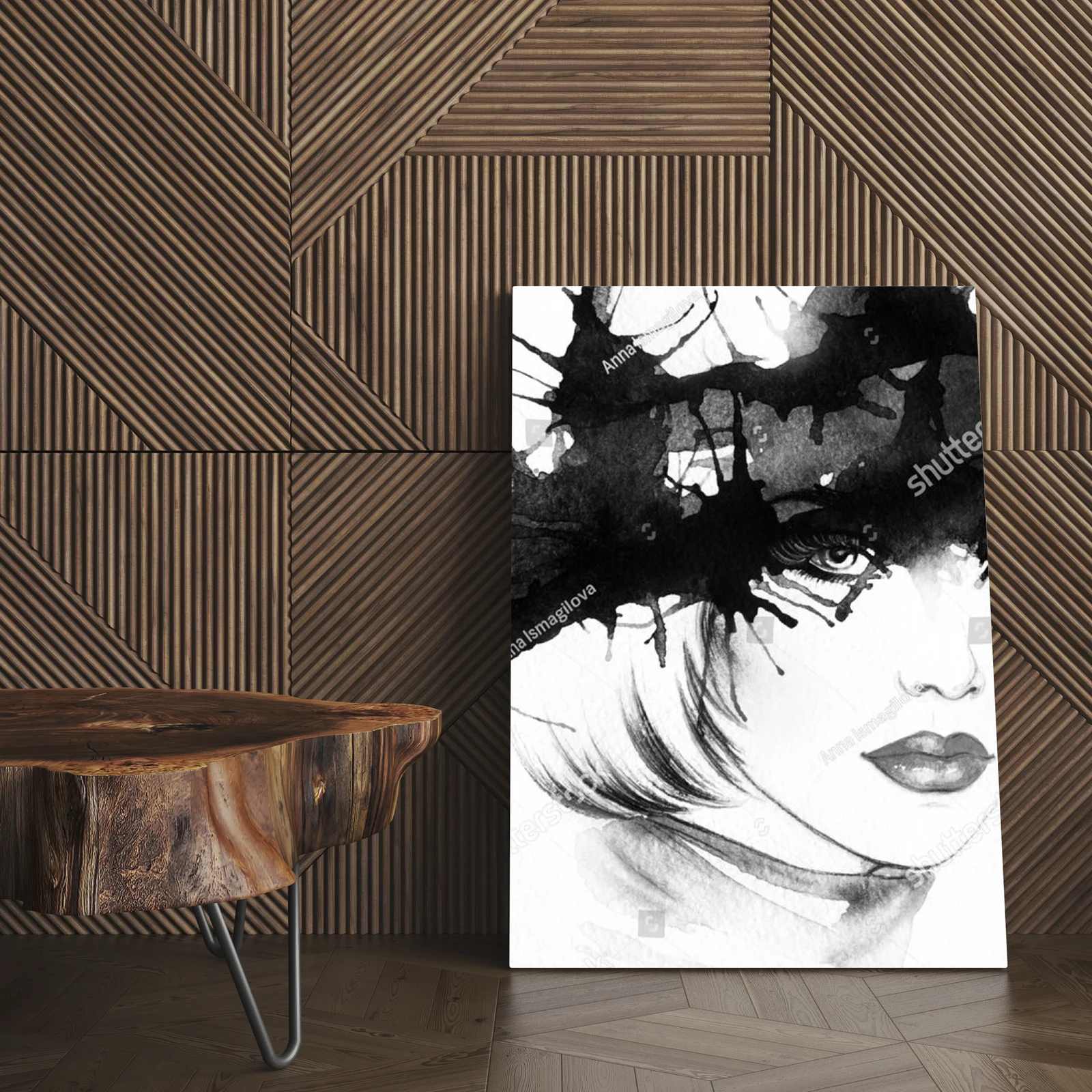 Elegancki portret kobiecy w pastelowych tonach