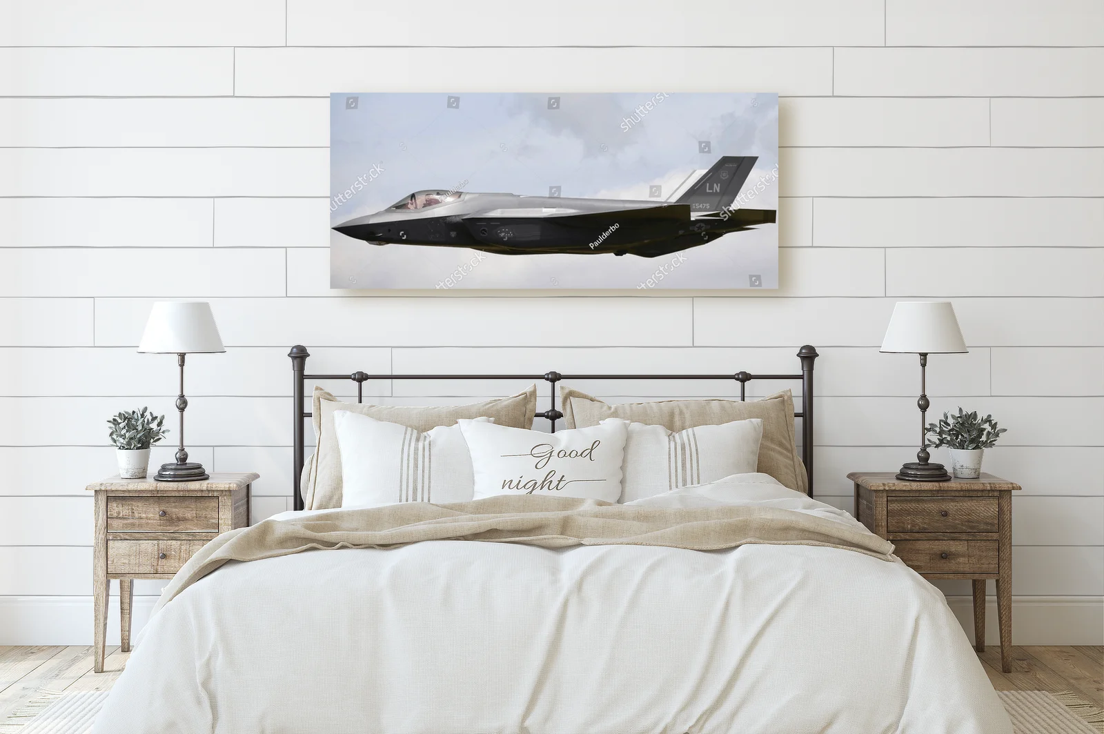 Futurystyczny F-35 w majestatycznym locie
