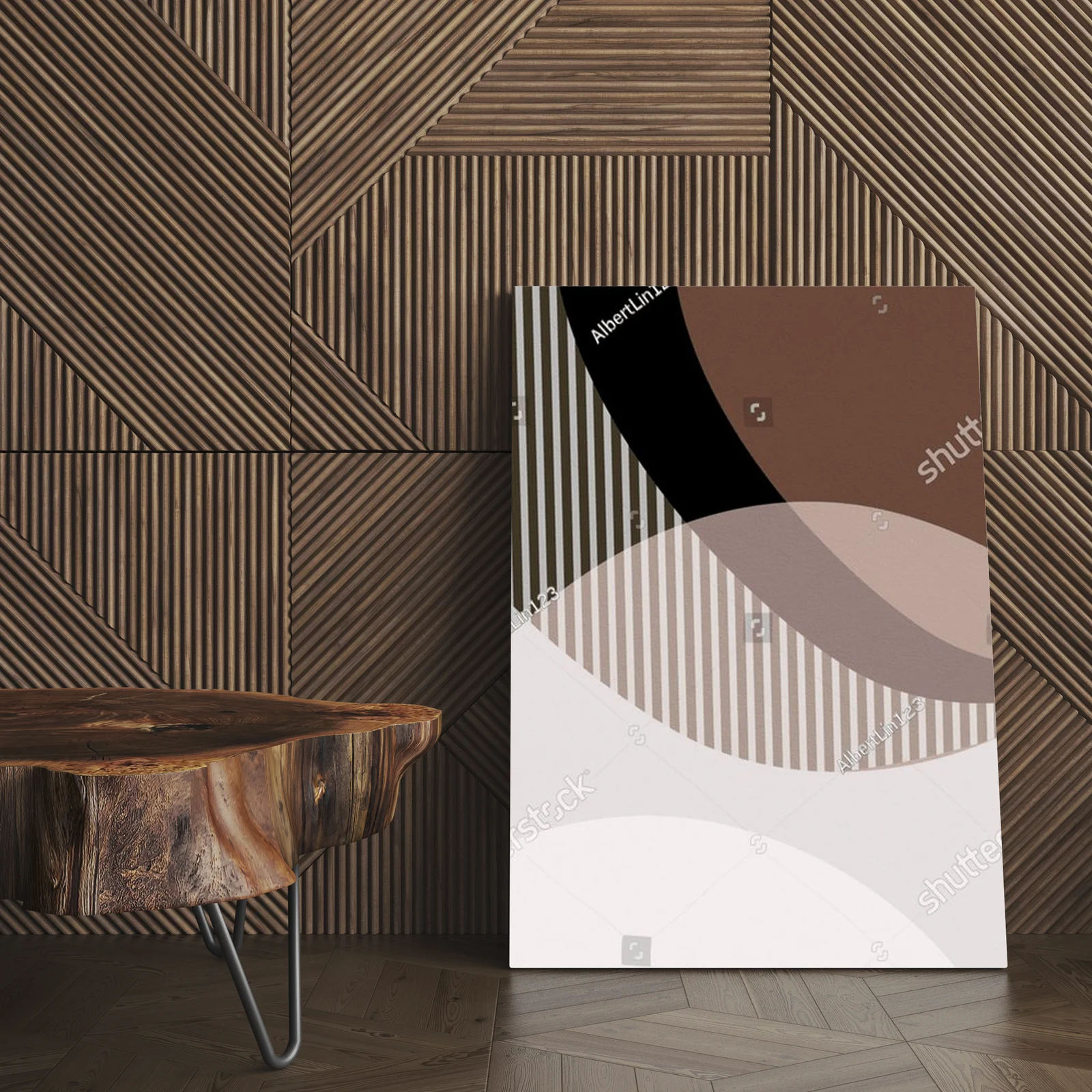 Elegancka geometria w odcieniach szarości