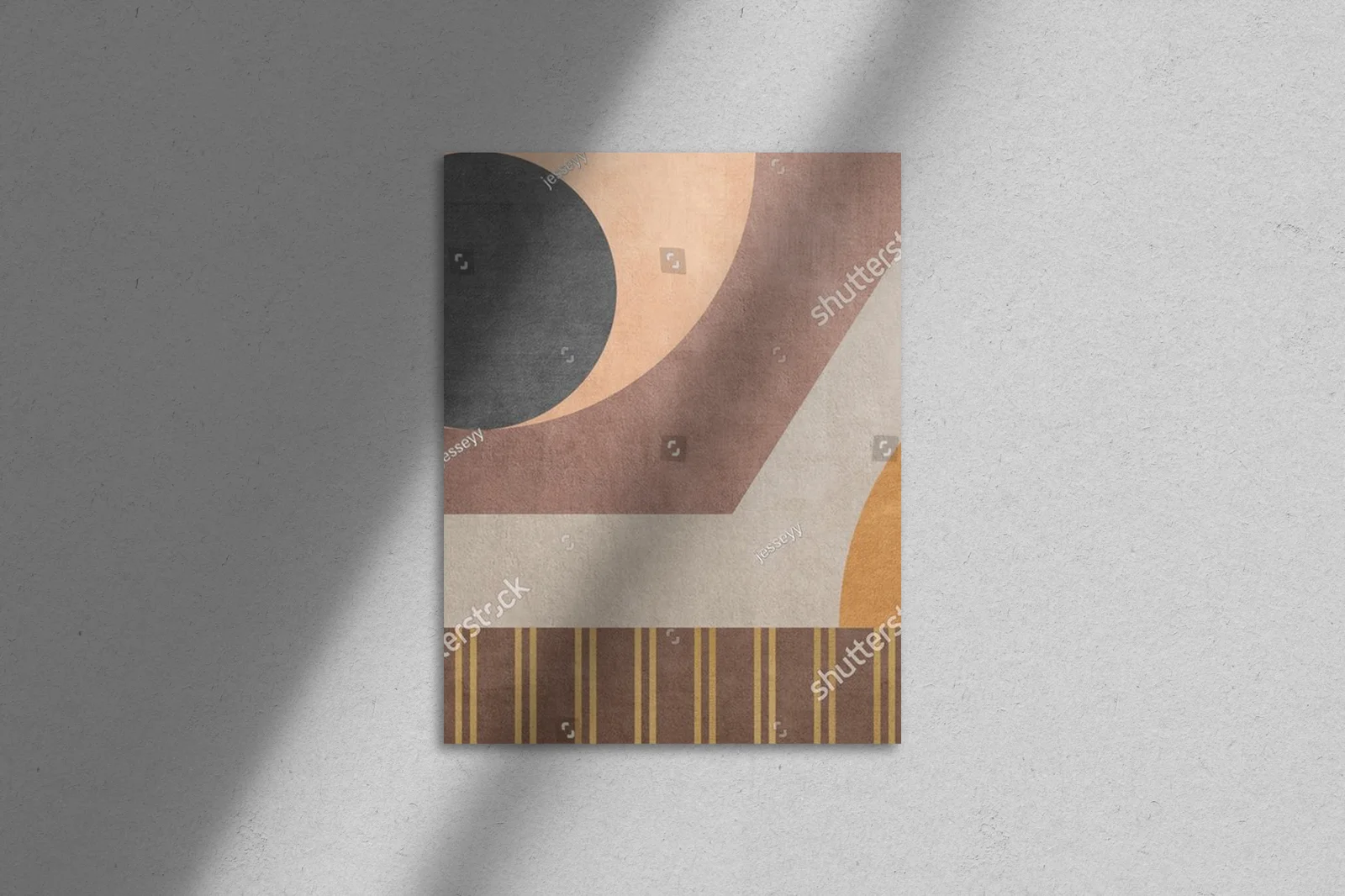 Geometryczne harmonie w aksamitnych barwach