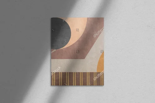 Geometryczne harmonie w aksamitnych barwach