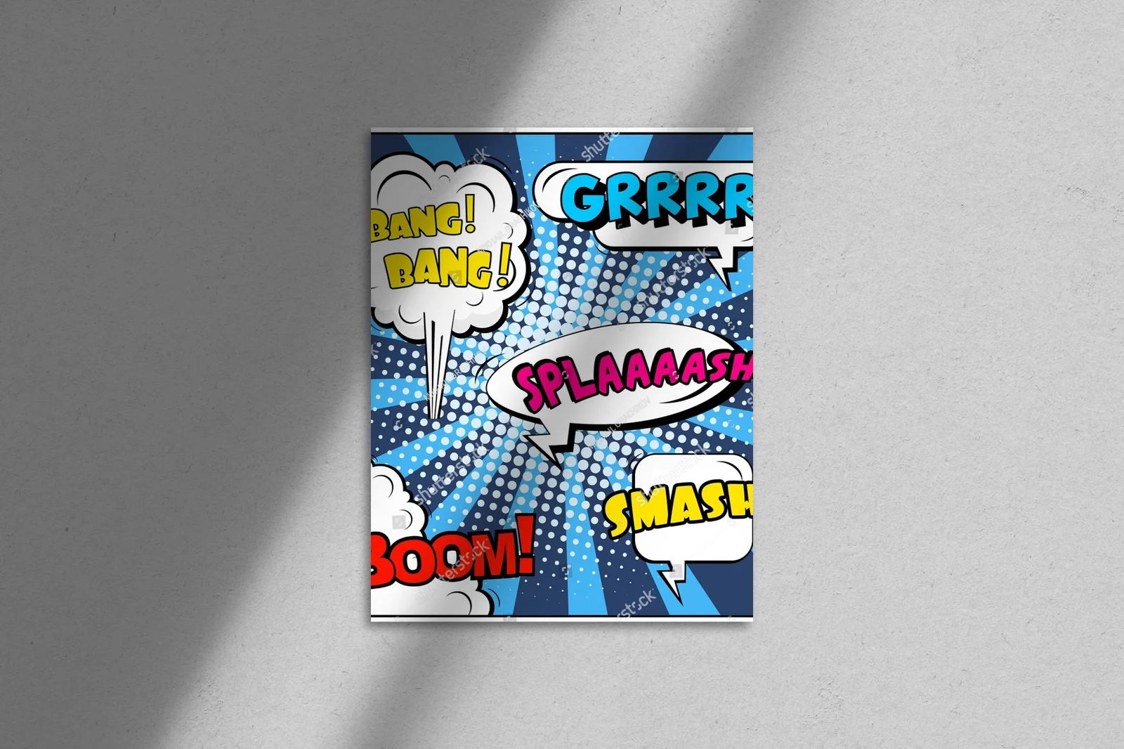 Kreatywna kompozycja w komiksowym stylu