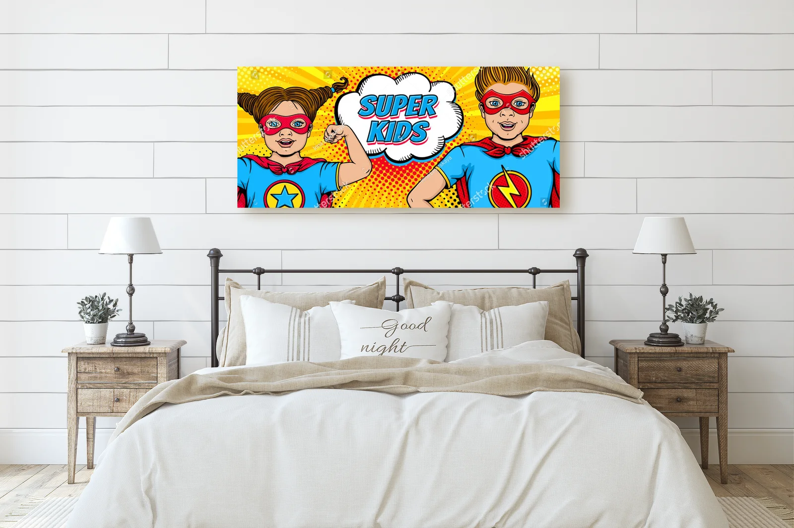 Superbohaterska energia w retro stylu