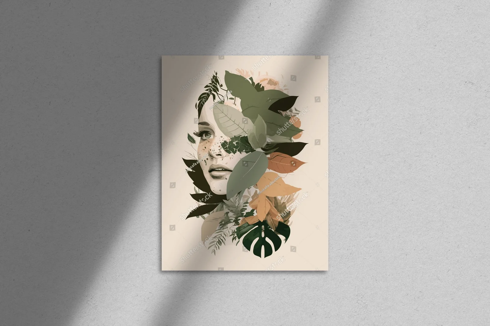 Botaniczna kompozycja w stylu boho