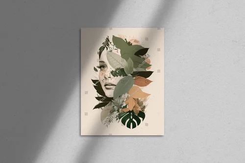 Botaniczna kompozycja w stylu boho