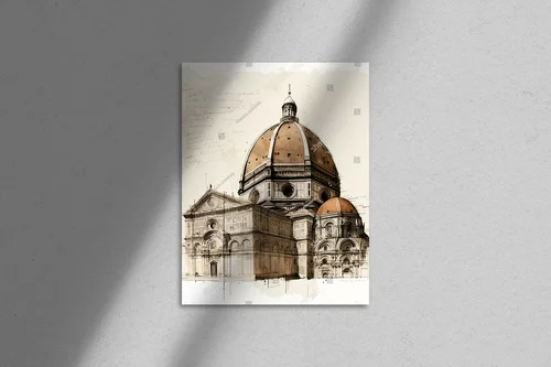 Florencja w pastelowych odcieniach aquarelli