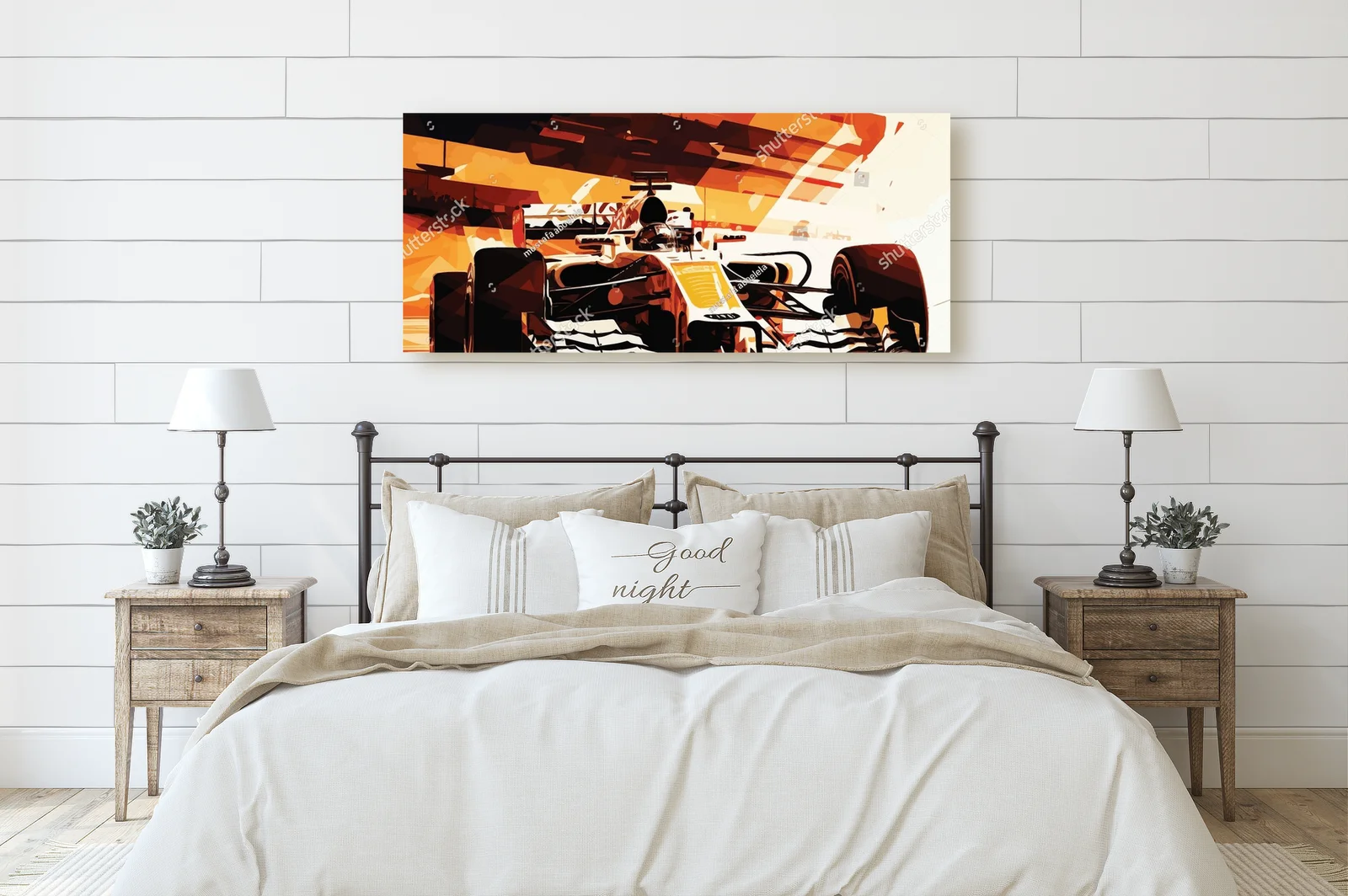 Racing Car w Ekspresyjnych Barwach Prędkości