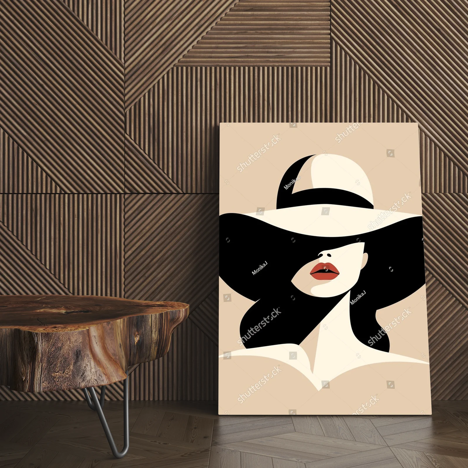 Elegancka sylwetka w minimalistycznym stylu