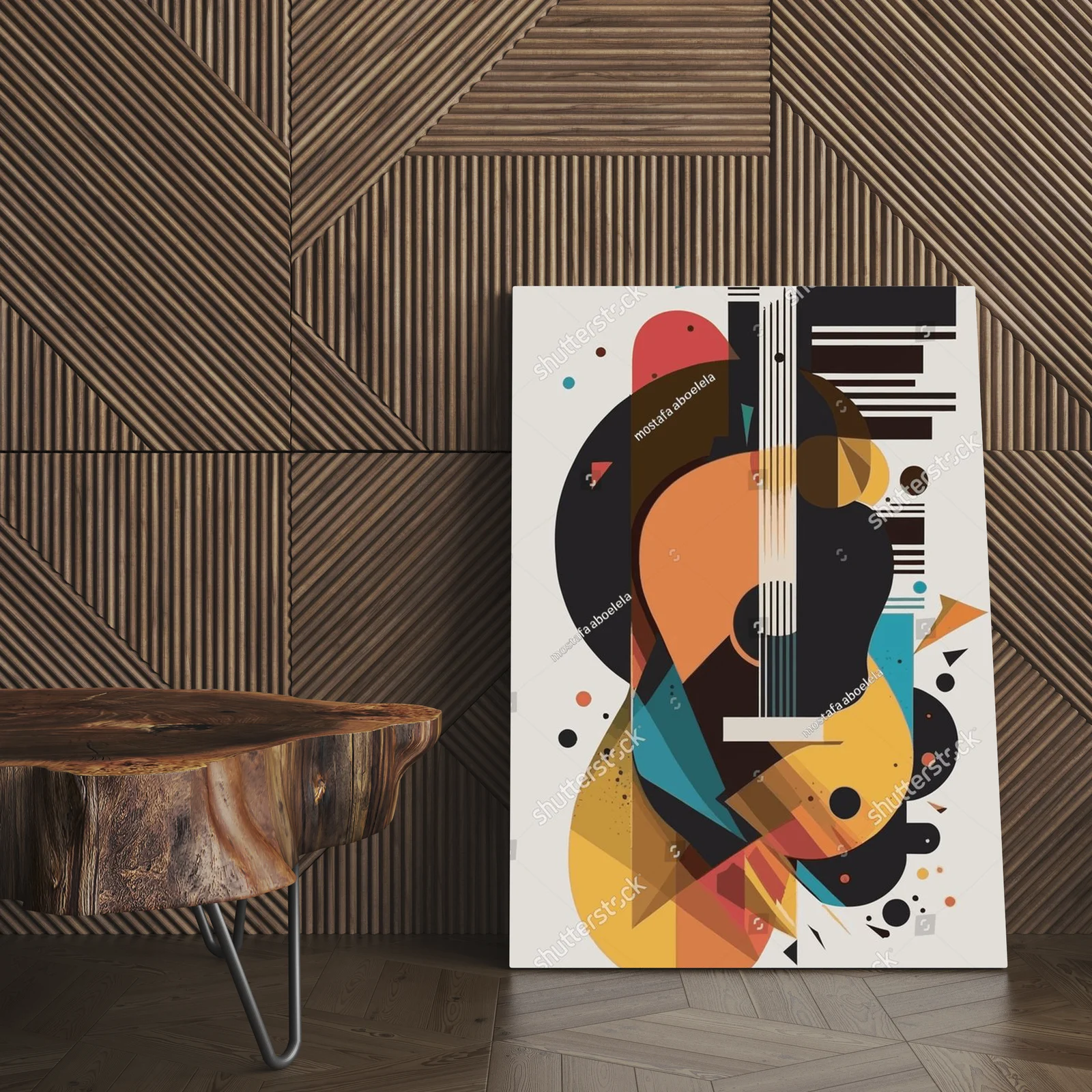 Wibrujące instrumenty w kolorowej harmonii