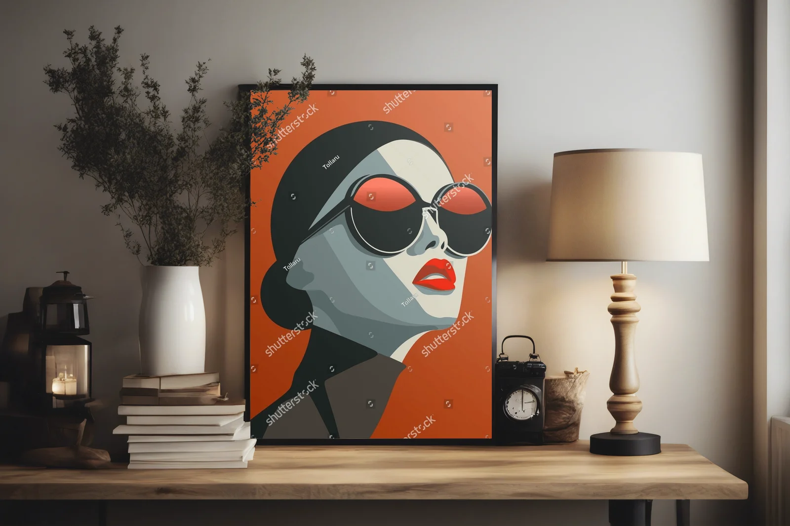 Nowoczesny portret dziewczyny w modnych okularach