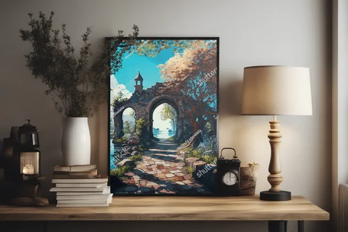 Magiczny świat baśni w żywych kolorach